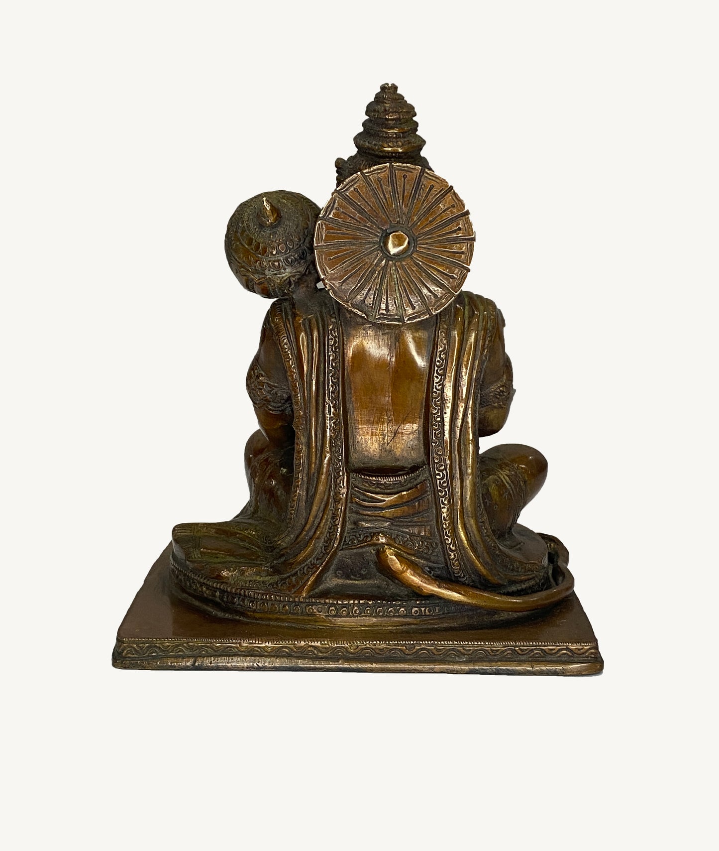 Sitting Hanuman Ji Statue for Home Temple | Premium Brass Idol for Decor