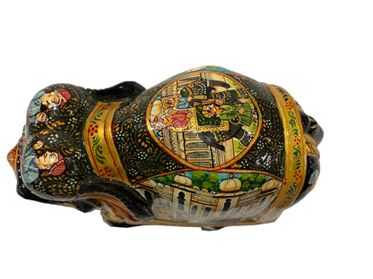 Miniature Painting Wooden Elephant