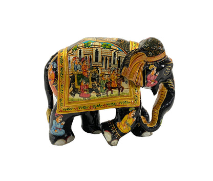 Miniature Painting Wooden Elephant