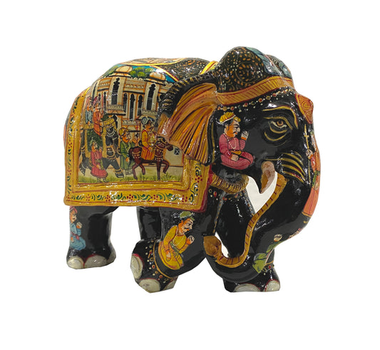 Miniature Painting Wooden Elephant