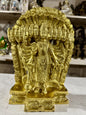 Brass Vishvarupa Statue – Lord Vishnu Narayana Universal Form Idol | Hindu God Murti for Home Temple & Decor