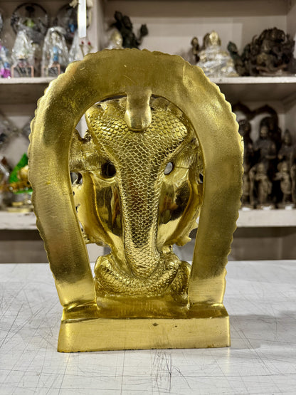 Brass Vishvarupa Statue – Lord Vishnu Narayana Universal Form Idol | Hindu God Murti for Home Temple & Decor